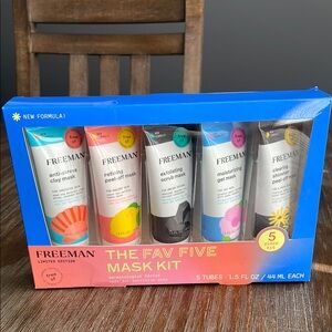 Fav Five Mask Kit by Freeman set of five new in box skincare gift back to school